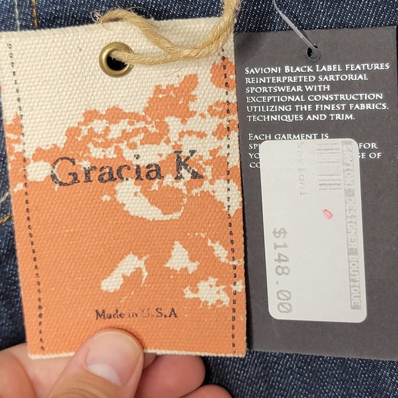 NWT Gracia K Women's Tapered Slim Denim Jeans SIZE 9 MSRP: $148 Dark Wash 32x31 - Picture 4 of 9